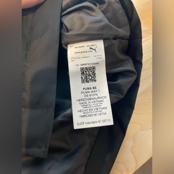 Womens’s‎ Puma Classics Fasion Coach Jacket In Size Large - Picture 6 of 8